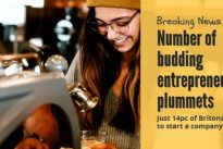 Entrepreneurs … Number of budding entrepreneurs plummets