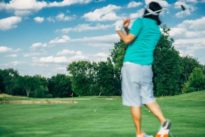 Sister Laughter Spot : Quite a talented golfer